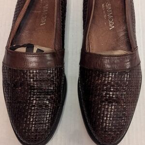 Rossini Moda Men's Brown Woven Loafers